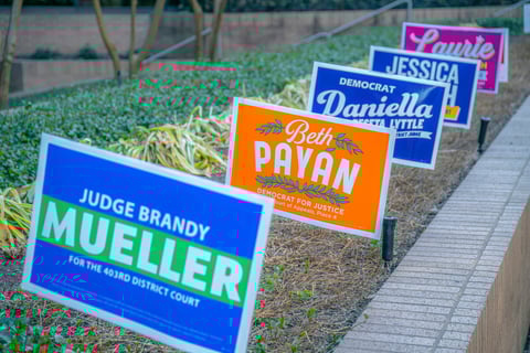 Yard signs