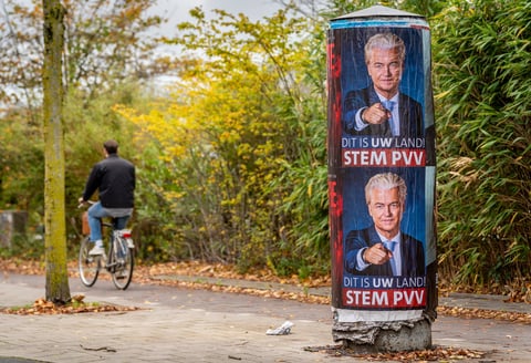 Election campaign poster